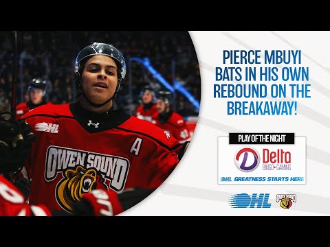 OHL Play of the Night: Mbuyi bats one in