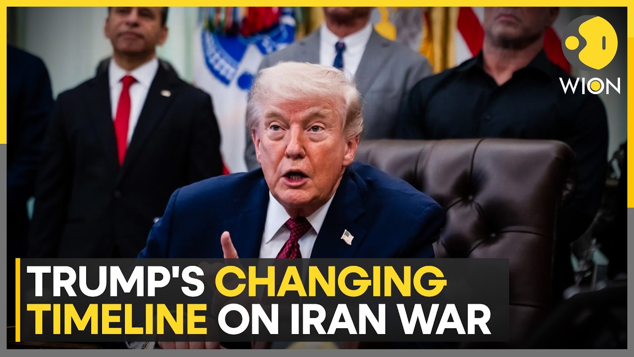US-Iran War: US President Trump Says No Timeframe For Ending Iran Conflict | WION News
