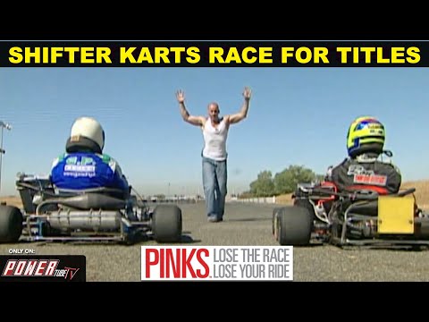 PINKS- Lose The Race...Lose Your Ride! The First Ever PINKS TV Show-  Shifter Karts Race For PINKS!