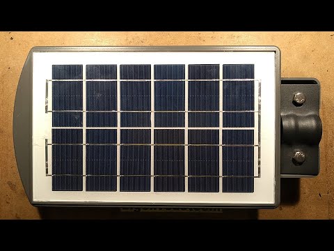 Inside a sealed Chinese Solar street light with Doppler detection.