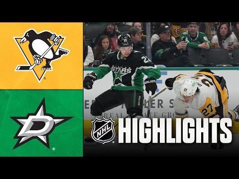 Penguins vs. Stars | NHL Highlights | December 07, 2025