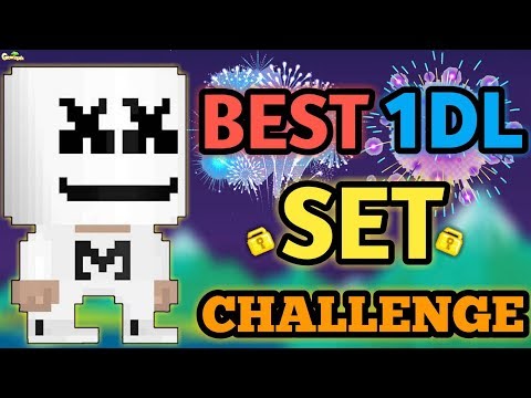 BEST 1 DL SET CHALLENGE (NEW SET) | Growtopia - Set Challenge #43