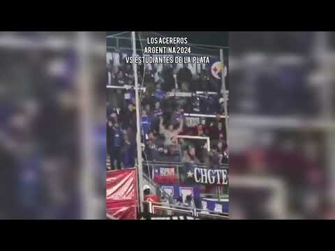 "Los Acereros en la Plata Argentina // Libertadores 2024 vs EDLP //  Estadio Jorge Luis Hirschi" Barra: Los Acereros &bull; Club: Huachipato