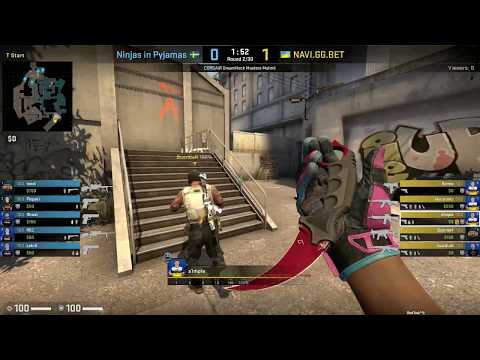 CS:GO POV Demo Na'Vi S1mple (24/10) vs NiP (de_overpass)