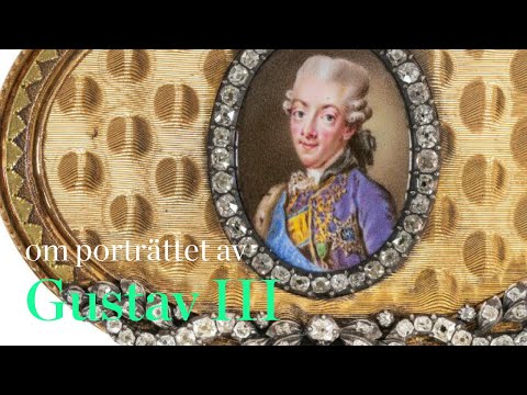 Unik gulddosa med Gustav III:s porträtt / Unique gold box bearing a portrait of  King Gustav III