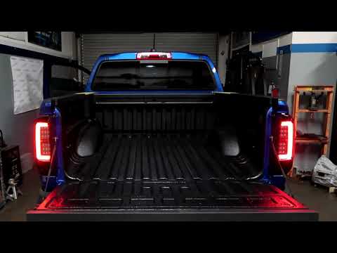 2020 Colorado Smoked LED Tail lights Part 6