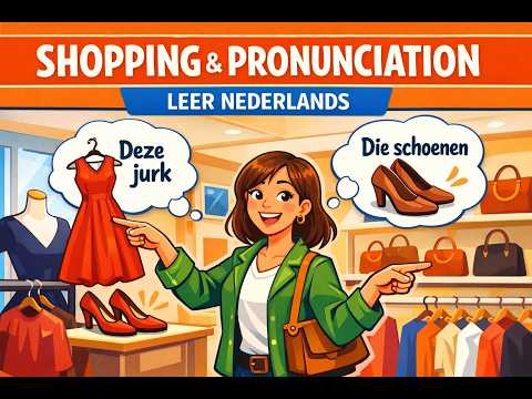 A1 Dutch Podcast: Shopping, Demonstratives & Pronunciation 🎙️