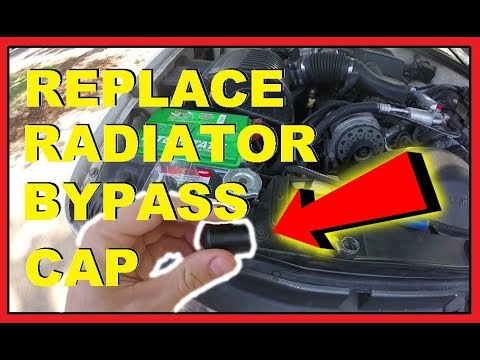 How To Replace Leaking Radiator Bypass Coolant Cap -Jonny DIY