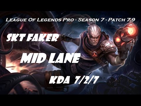 Mid Lane - SKT Faker as Lucian vs Taliyah Patch 7.9 - League Of Legends Brazil Ranked