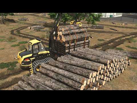 Pile starting to look respectable | EP. 6 | Fs25 Timelapse | FrechDachs