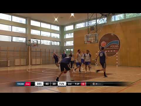 Skrót: Destrier vs TVN - 2 Liga Warszawa - Koszykarska Liga Biznesu