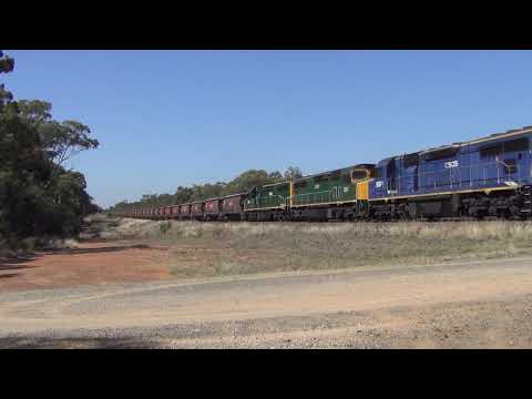 SSR Grain with RL306/Cs507/505/510 & 506 Friday 14.9.2018 between Boggabri & Narrabri