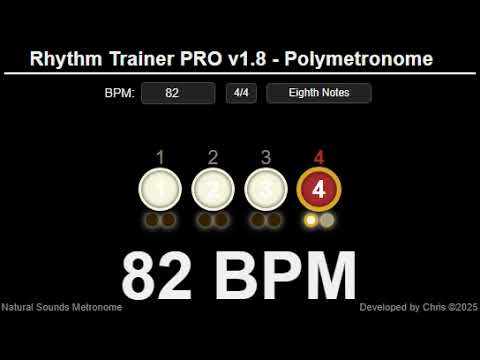 82 BPM  Eighth Notes