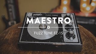 Video thumbnail for Maestro Fuzz Tone FZ-1S | Reverb Demo Video by Reverb