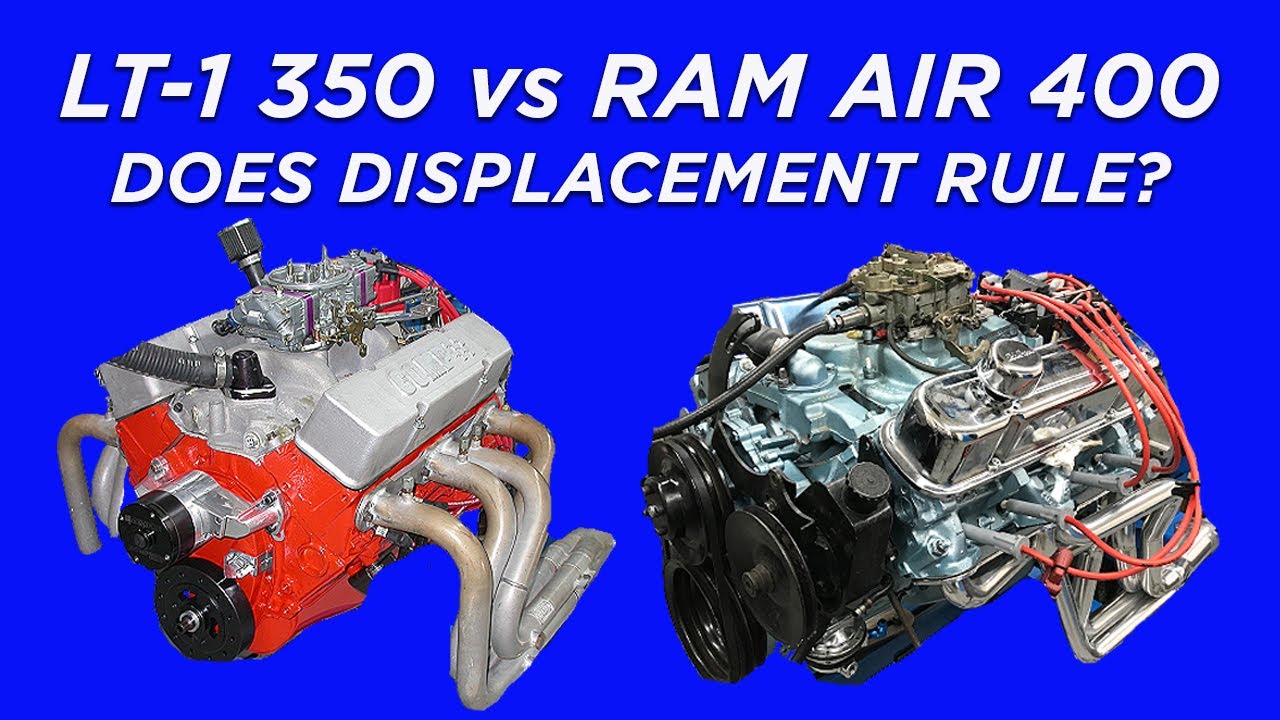 Watch video PONTIAC RAM AIR 400 VS CHEVY LT-1 350 WHICH GM MUSCLE MOTOR WAS REALLY THE TOP SMALL BLOCK Now PONTIAC RAM AIR 400 VS CHEVY LT-1 350 WHICH GM MUSCLE MOTOR WAS REALLY THE TOP SMALL BLOCK