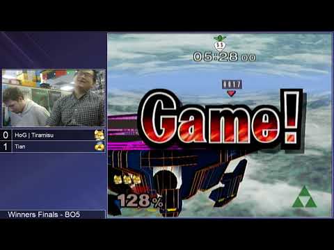 GSS 105 SSBM - HoG | Tiramisu (Fox) vs. Tian (Sheik) - Melee WF