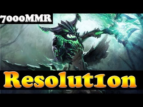 Dota 2 - Resolut1on 7000 MMR Plays Outworld Devourer Vol 2 - Ranked Match Gameplay!