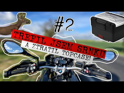 CryptoRider - MOTOVLOG CZ/SK #2 - Srnka, kufr a idiot!
