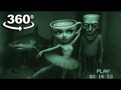 360 VR Horror: Tung Tung Sahur, Tralalero Tralala, Bombardino Crocodilo, Ballerina Capuchina