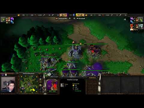 Celebrate (Orc) vs ArminvB (Orc) - WarCraft 3 - A WarCraft Movie - Division amongst the Orc - WC2821
