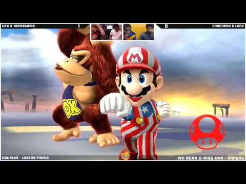 WBB #49 | CoachPun & Luck vs RedeemerZ & Vex Kasrani - Losers Finals - Smash Wii U - Doubles