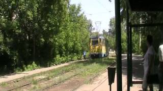 preview picture of video 'Straßenbahn in Perm - Tramway - Пермьский трамвай.MOD'
