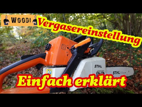 Motorsäge Vergaser einstellen: Theorie & Praxis Einfach Erklärt | STIHL, Husqvarna & Co.