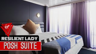 Posh Suite | Virgin Voyages Resilient Lady | Full Walkthrough Room Tour & Review 4K