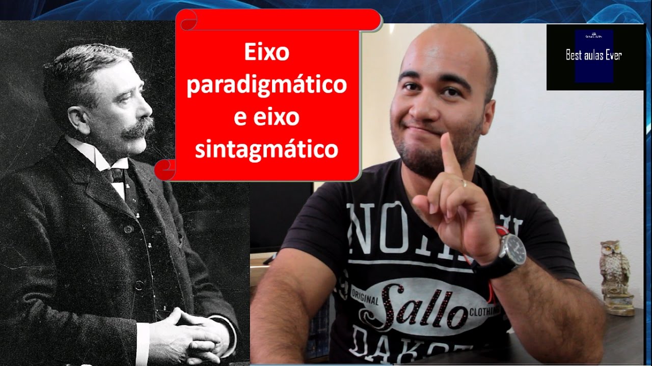 Eixo paradigmático e eixo sintagmático segundo Saussure
