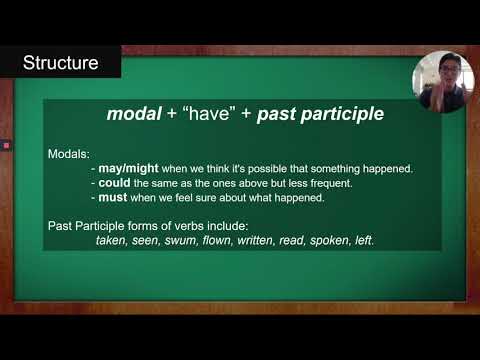 Past Modals of Speculation