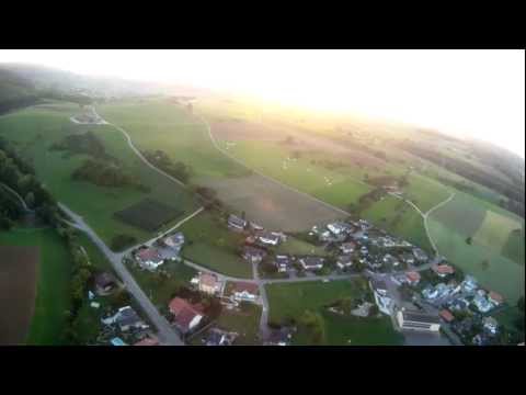 Left hand circuit for Runway 25 at LSZI Fricktal-Schupfart