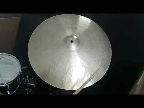 22" 2275g thin jazz ride MATTIA BOURGIS CYMBALS- hand formed bell - 100% handmade