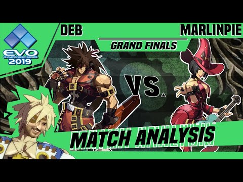 Guilty Gear Match Analysis: EVO 2019 Top 8 GRAND FINALS - DEB vs. MarlinPie