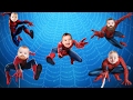 Cute Little Babies Transforms Into Spiderman Finger Family Songs 2017