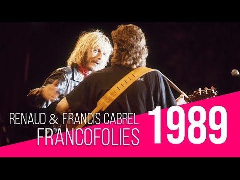 Renaud et Francis Cabrel - "La Pêche à la Ligne" - Live aux Francofolies de La Rochelle 1989