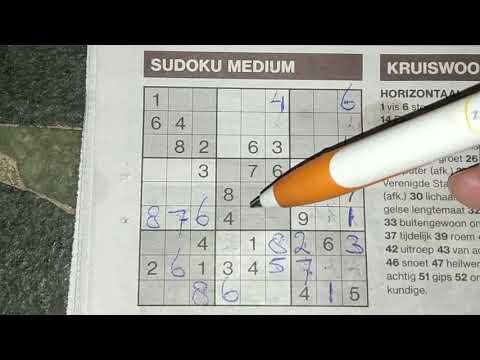 Common it's sudoku time, Medium Sudoku puzzle. (#359) 12-09-2019