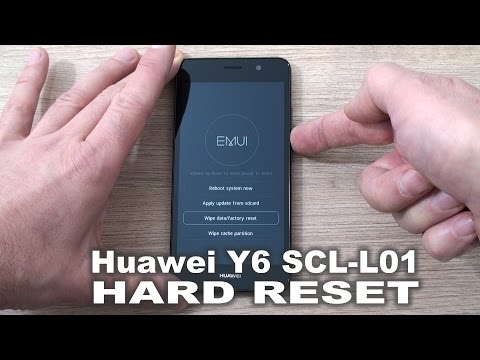 Huawei SCL L01 Y6  hard reset