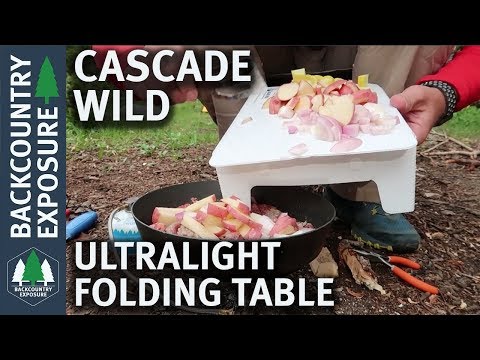 Cascade Wild Ultralight Folding Table - Best Backpacking Table!