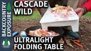 [DIY ] 輕量化登山摺疊小桌