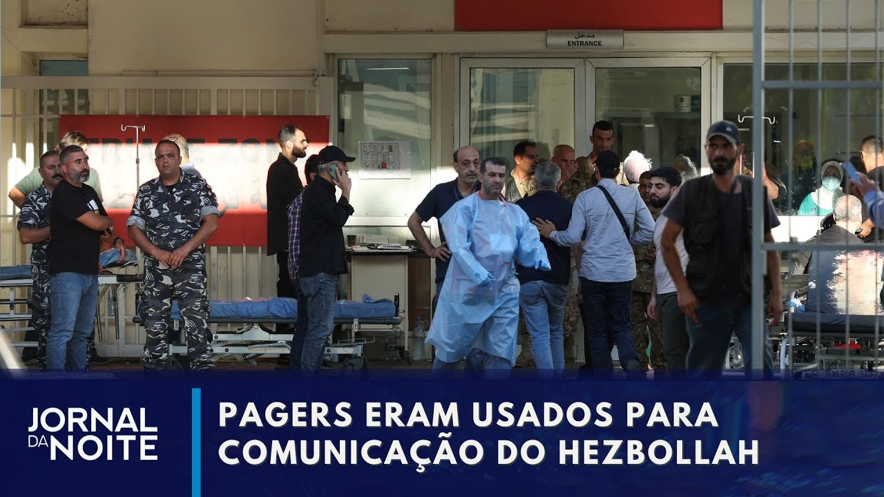 Explosões de pagers deixam mortos no Líbano e na Síria | Jornal da Noite