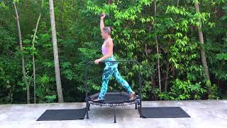 40 Minutes Weighted Bounce & Barre on a JumpSport Fitness Trampoline Using Dumbbells. Dec 2023