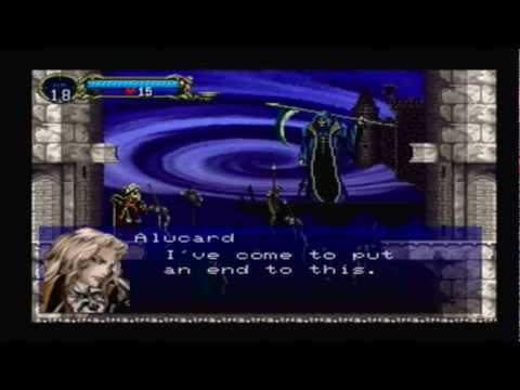 Castlevania Symphony of the Night-Alucard Meets Death