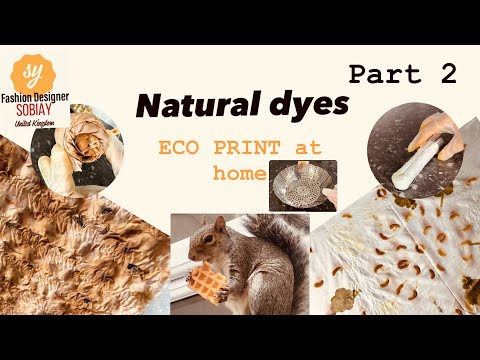 HOW TO ECO PRINT AT HOME WITH FLOWERS. #naturalcolours  #eco #sobiay06 #sobiayfashion  #dyeable