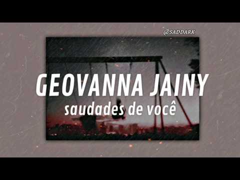 Saudades De Voce Geovanna Jainy Letras