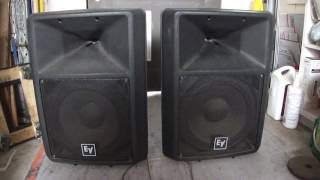 Video thumbnail for How work Electra Voice Sx100  PA speakers Sound nice by Tim Kora