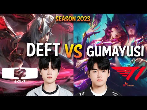 DK Deft Duo GEN Delight VS T1 Gumayusi -  (Zeus, Deft, Delight VS Gumayusi) - Patch 13.13 KR Ranked