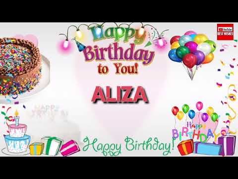 Happy Birthday ALIZA _|🎂|_ Birthday Song_|🎂|_Best_Wishes_||