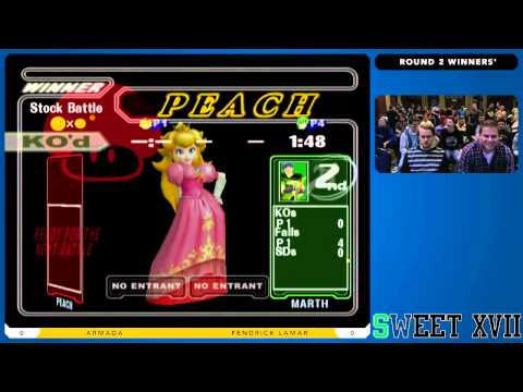 SWEET 17 - Armada (Peach) vs Fendrick Lamar (Marth) WB2