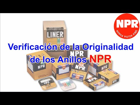 Video Proceso de Verificación de Originalidad de Anillos NPR