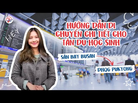 Hướng dẫn di chuyển chi tiết cho du học sinh từ sân bay Busan đến đại học Pukyong